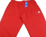 Adidas Originals Essentials Fleece Pants Mens Size XL Slim Fit Red NEW I... - £39.24 GBP