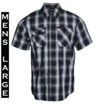 Dixxon Flannel - Blackline Bamboo Shirt - Short Sleeve - Men&#39;s Large - £55.07 GBP