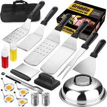 Griddle Accessories Kit, 19 Pcs Flat Top Grill Accessories Set For Blackstone An - £34.57 GBP