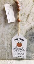 Horizon Wood Ornament-“Farm Fresh Apple Cider”. 5” - $11.76