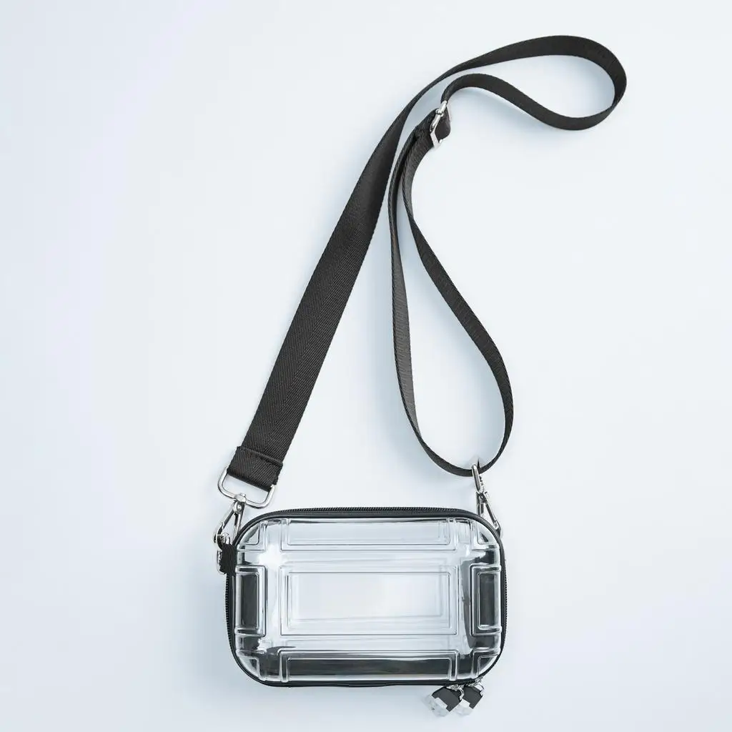 INS Transparent Acrylic Waist Bag Women PVC Box  Bags Fashion Vintage Handbags L - £60.85 GBP