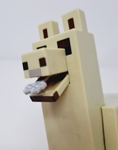 Minecraft Spitting Llama 6&quot; Action Figure 2017 Mattel Animal Mob Cream - £6.22 GBP