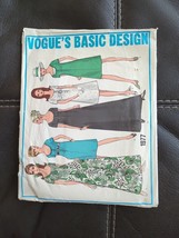 Vogue Sewing Pattern 1977, Vintage Basic Design Dress, Size 14, Bust 36 - £13.66 GBP