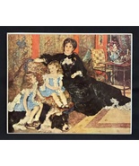 Vintage Metropolitan Museum of Art Renoir plaque Charpentier and her Chi... - $183.73 MXN