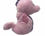 Baby Ganz Lavender Shiny Purple and Pink Coastal Sea Horse Rattle Lovey ... - $9.76