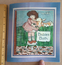 Dean&#39;s Rag Book Ltd (1916) Babies Both * Baby Animals * Girls w animals pets 159 - £23.85 GBP