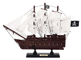 [Pack Of 2] Wooden Captain Hooks Jolly Roger from Peter Pan White Sails Model Pi - £66.54 GBP