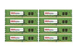 MemoryMasters 64GB (8x8GB) DDR4-2400MHz PC4-19200 ECC RDIMM 1Rx4 1.2V Registered - $353.42