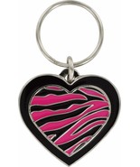 Hillman Group Heart with Zebra Print Key Chain - $11.72 CAD