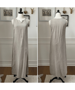 Fog Linen Work Flax Sleeveless Maxi Dress $250 S - $90.00