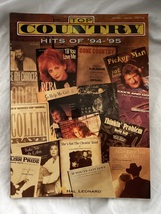 Top Country Hits of ’94-‘95 | Sheet Music Book - £7.85 GBP
