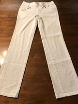 Ralph Lauren Women&#39;s Jeans White Slim Straight Leg Stretch Jeans Size 6 X 31 - £22.70 GBP