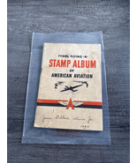 Tydol Flying Stamp Album Of American Aviation Stamp Book Vintage 1940 Co... - $532.64 MXN