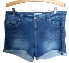Paris Blues Denim Shorts Size 18 Cotton Blend - £7.95 GBP