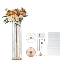 VEVOR 4PCS 35.43inch Tall Crystal Wedding Flowers Stand, Luxurious Centerpieces  - $2,360.37 MXN