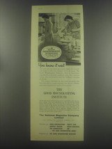 1954 Good Housekeeping Magazine Ad - You know it well - $18.49