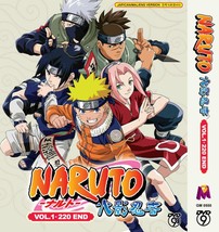 Naruto Complete Tv Series VOL.1-220 End Anime Dvd Inglés Doblado Región Todo - £34.36 GBP