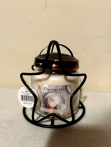 Black Star Candle Holder with Jar Candle - Vanilla Bean image 2