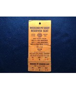 RARE 1972 WATKINS GLEN US Grand Prix Pit Proof RESERVED SEAT Ticket - $49.48