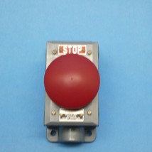Allen Bradley 800T-1T1AR Push Button Station Die Cast Mushroom/Red STOP ... - $59.99