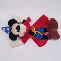 Vintage Walt Disneyland Disney World Fantasia Mickey Mouse Sorcerer Plush Toy - £14.66 GBP