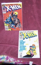 bundle of {2} marvel comics  x-men  no,258 &amp;303 - £11.98 GBP