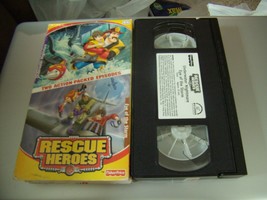 Fisher Price Rescue Heroes - Underwater Nightmare &amp; Eye of the Storm (VHS, 2002) - £4.82 GBP