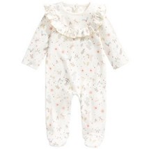 First Impressions Baby Girls Cotton Footed Coverall, Size 0/3Months - £11.59 GBP