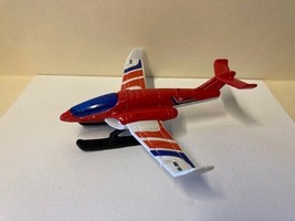 Hot Wheels Snow Explorer Die Cast Plane Red Out of Box - $4.00