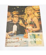 1972 Benson &amp; Hedge&#39;s 100s Cigarettes Beethoven Records Print Ad 10.5x13.5&quot; - £6.27 GBP