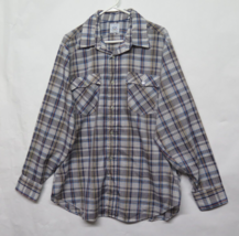 Vtg Levis Mens XL 1980 USA Olympic Games Gold Plaid Long Sleeve Button S... - $33.20