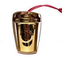 Starbucks Shiny Gold Dot Hanging Ceramic Ornament Coffee To go Solo Cup ... - $13.26
