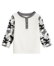 First Impressions Toddler Boys Camo Sleeve T-Shirt 18 Months - £10.22 GBP