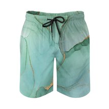 Mondxflaur Men&#39;s Swim Trunks with Pockets Quick Dry Swim Shorts Bathing Suit  - £17.57 GBP