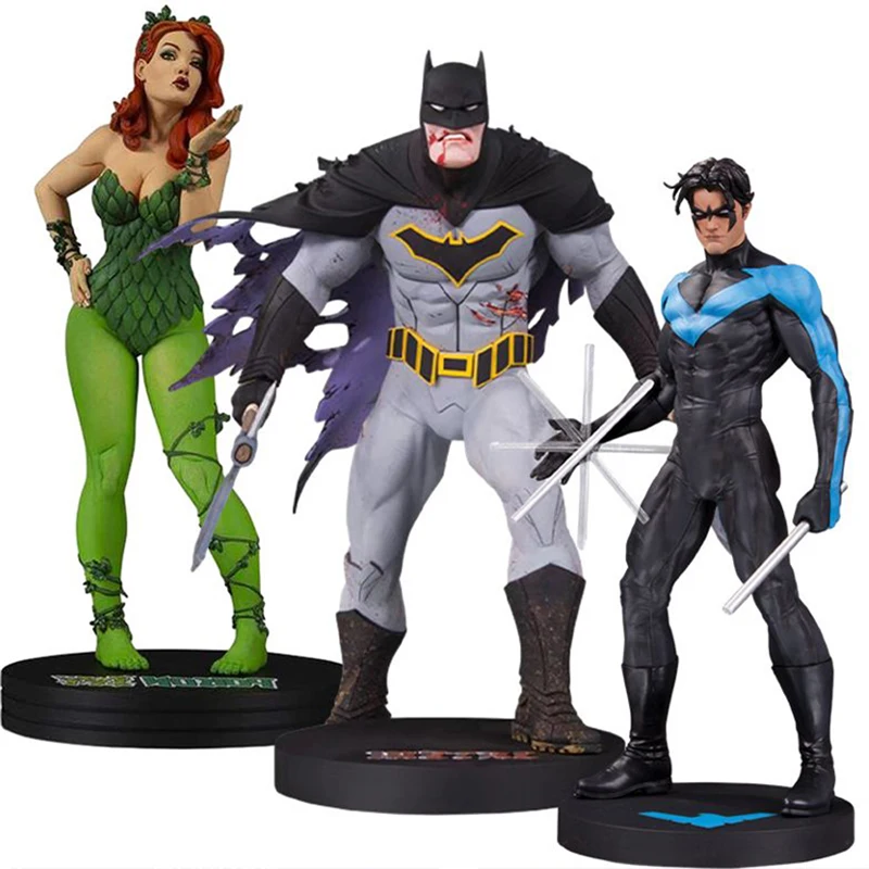 In Stock Mcfarlane Dc Comic Batman Dick Grayson Poison Ivy Action Figures - $139.90+