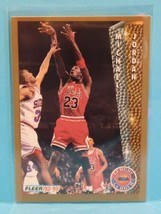 1992-93 Fleer Basketball Michael Jordan League Leader Card #238 Chicago Bulls - £4.67 GBP