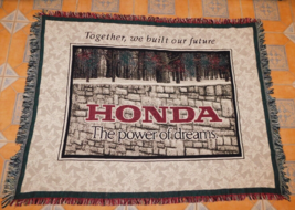 Honda The Power of Dreams Together We Built Our Future Throw Blanket 68&quot; X 50&quot; - $296.99