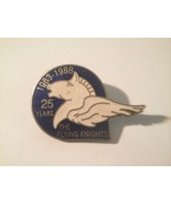 Vintage THE FLYING KNIGHTS of Hamburg, NY 25 Years lapel hat pin button - $19.53 CAD