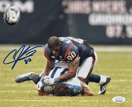 Andre Johnson Autograph Signed Houston Texans 8x10 Photo Jsa Witness WIT935284 - £95.91 GBP