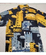 Schott Origin 1913 Men&#39;s City Logo Urban Button Short Sleeve Large Shirt - $55.25