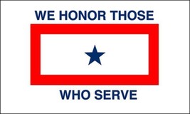 We Honor Those Who Serve Flag - 3x5 Ft - £16.02 GBP