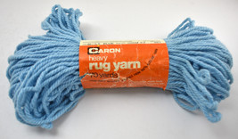 Vintage Caron Heavy Rug Yarn - 1 Skein Color Lt Blue #0017 - £4.41 GBP