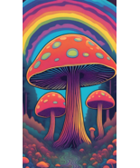 magic mushroom cell phone wallpaper trippy shroom - £0.00 GBP