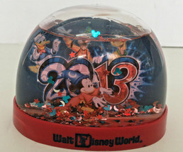 2013 walt disney world 2013 believe in magic snow globe mickey mouse and pals - £25.65 GBP
