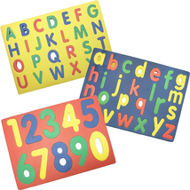3 Pieces Children Foam Puzzles, Alphabet and Numbers  - £9.38 GBP