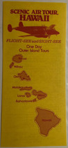 Vintage Scenic Air Tours brochureHawaii 1986 - £7.00 GBP