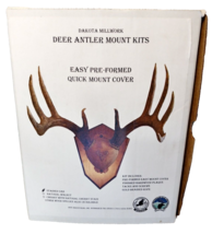 Deer Antler Mounting Kit Medium Stained Oak Complete Easy To Do Dakota M... - $29.54