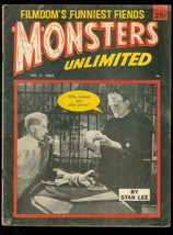 Monsters Unlimited #4 1965-STAN LEE-FRANKENSTEIN-HORROR Vg - £34.89 GBP