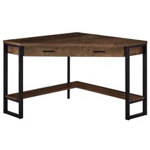42&quot; Brown and Black Corner Computer Desk - $14,312.71 MXN