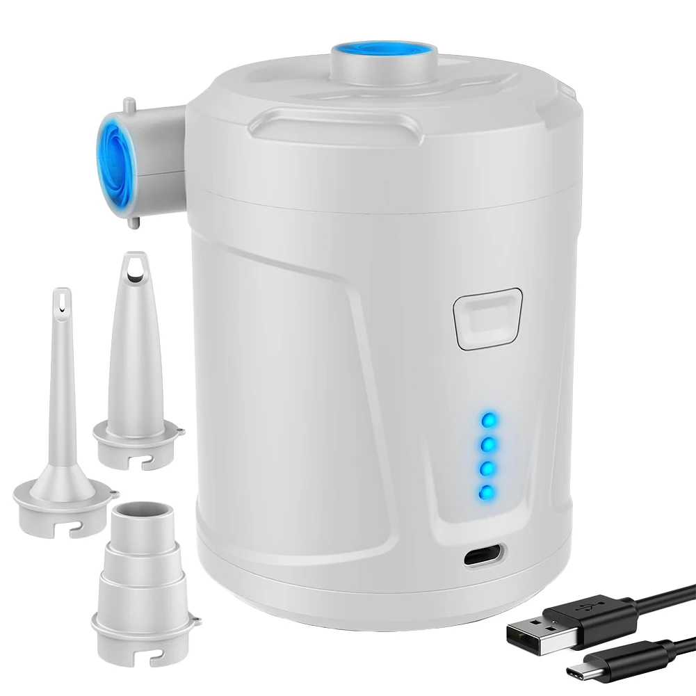 00mah portable inflator air pump usb charging equipment lightweight for outdoor camping thumb200
